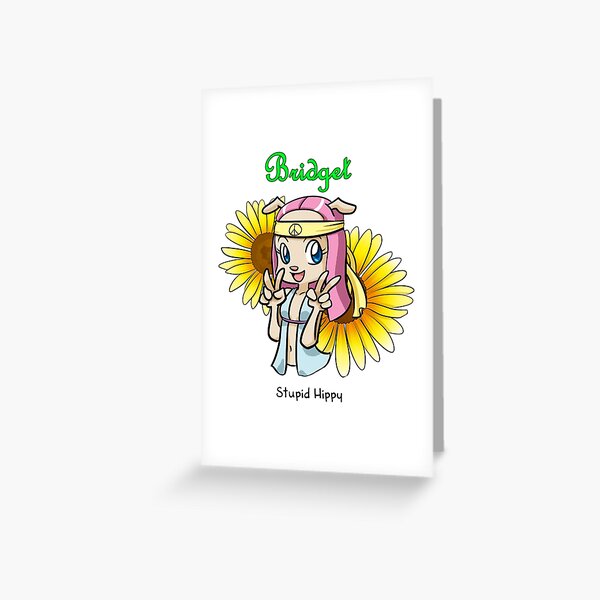 Bridget from 'My Cage', stupid hippy quote Greeting Card