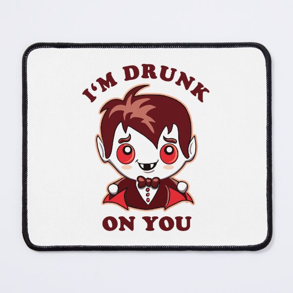 Item preview, I'm Drunk On You | kawaii Little Red Vampire designed and sold by TMBTM.