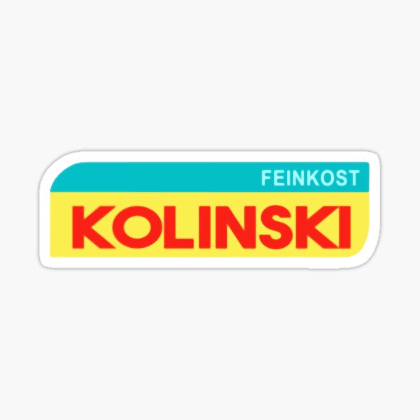 "Feinkost Kolinskikolinski feinkost feinkost kolinski hamburg" Sticker for Sale by
