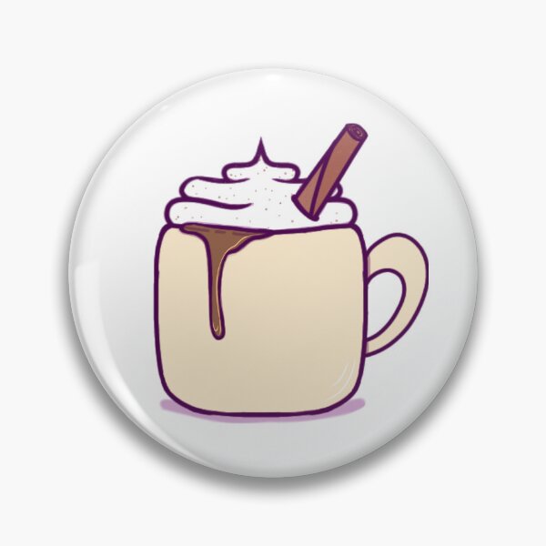 Item preview, Small Cup of Hot Coco Dripping With a Cinnamon Stick in Whip Cream designed and sold by okkayve.