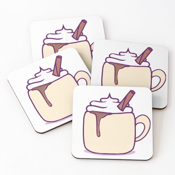 Item preview, Small Cup of Hot Coco Dripping With a Cinnamon Stick in Whip Cream designed and sold by okkayve.