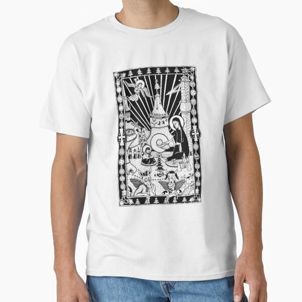 Item preview, christmas nativity monochrome illustration  designed and sold by Wodlingtown.