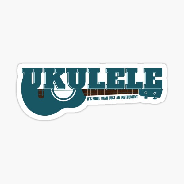 Ukulele Player Sticker For Sale By Swiftech Redbubble 7054