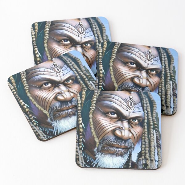Item preview, Tribal warrior portrait designed and sold by Gaspar Avila.