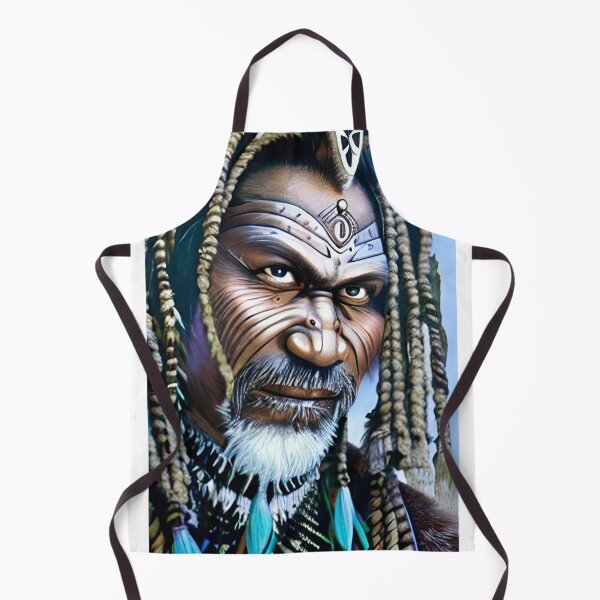Item preview, Tribal warrior portrait designed and sold by Gaspar Avila.