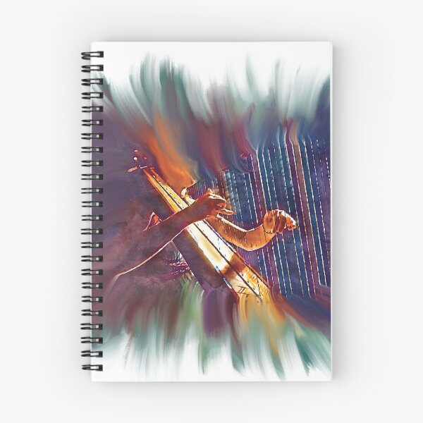 Item preview, harp composition designed and sold by piesdesignart.