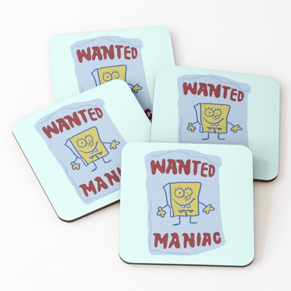 Item preview, Wanted Maniac Spongebob designed and sold by Illustrationsbyv .
