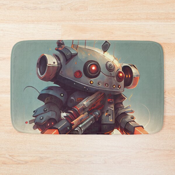 Item preview, Cute Futuristic Robot Adventurer Digital Painting designed and sold by CodeAndColors.