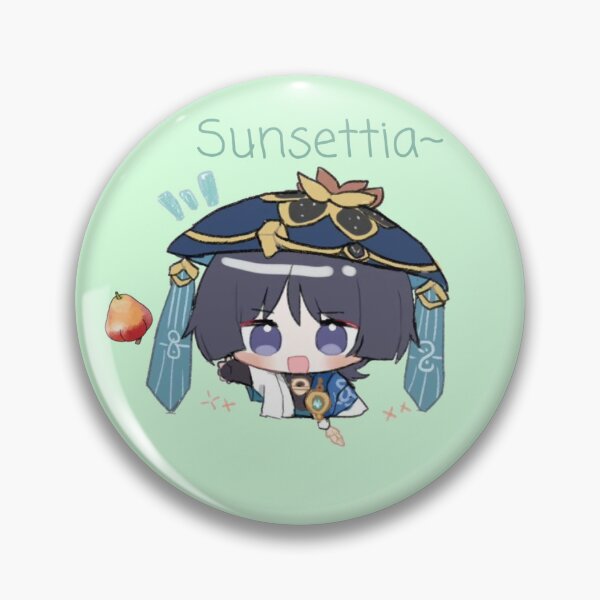 Item preview, Chibi Wanderer Cute Genshin Impact Fanart Genshin Impact Wanderer Scaramouche Sunsettia designed and sold by feach.