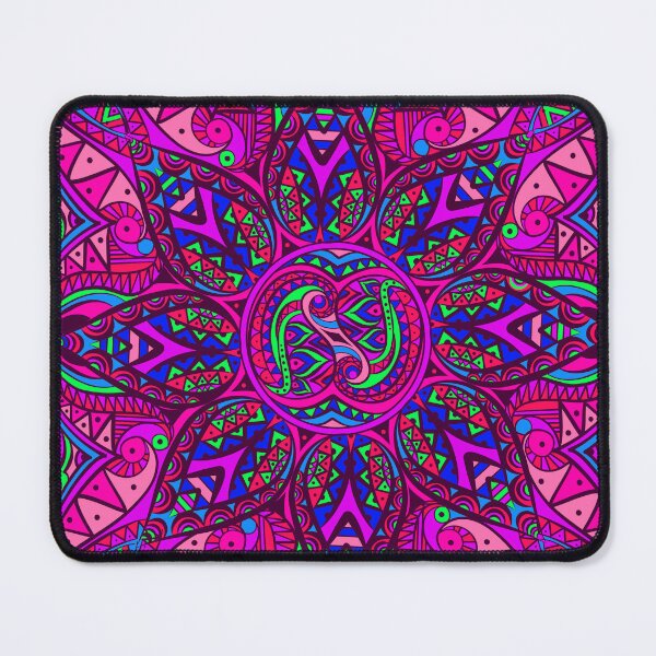 Item preview, Blue modern and ethnic  pattern designed and sold by Omtatsat.