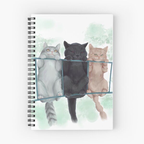 Item preview, cat threesome designed and sold by Drawabook.