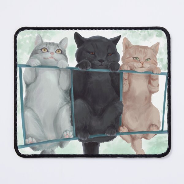 Item preview, cat threesome designed and sold by Drawabook.