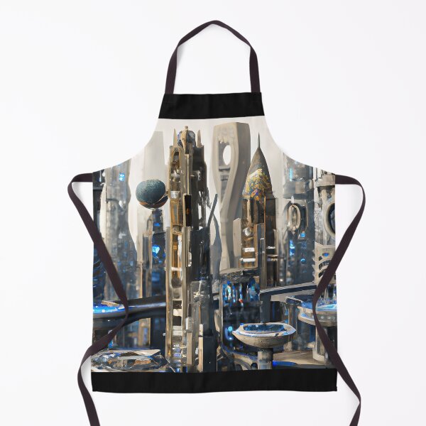 Item preview, Day View Of Cyberpunk City - Main Corridor Upper Level designed and sold by Chubuter.
