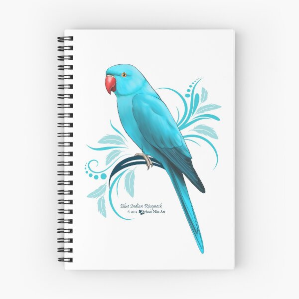Item preview, Blue Indian Ringneck Parrot designed and sold by sylvanmist.