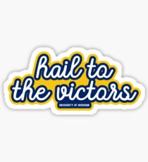 Hail To The Victors - University of Michigan Sticker