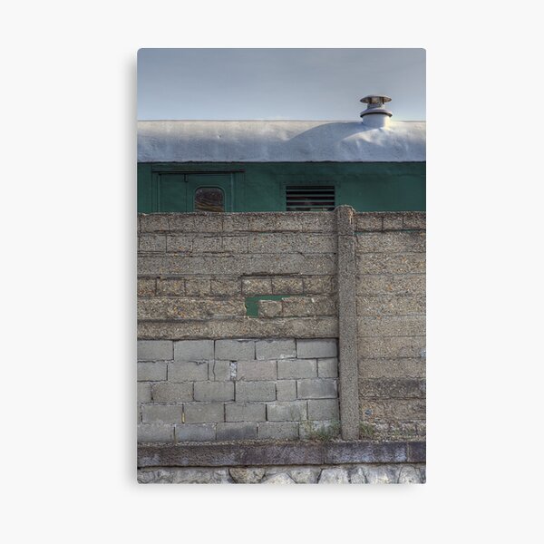 Another Hole in the Wall (and a Green Train) Canvas Print