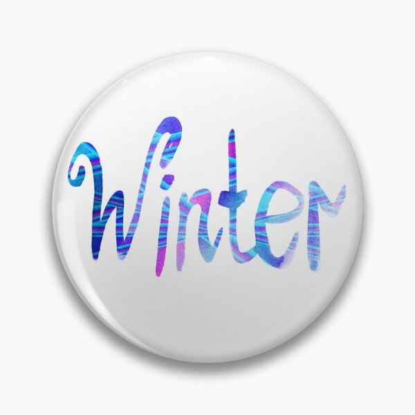 Item preview, Winter watercolor lettering designed and sold by lausn.