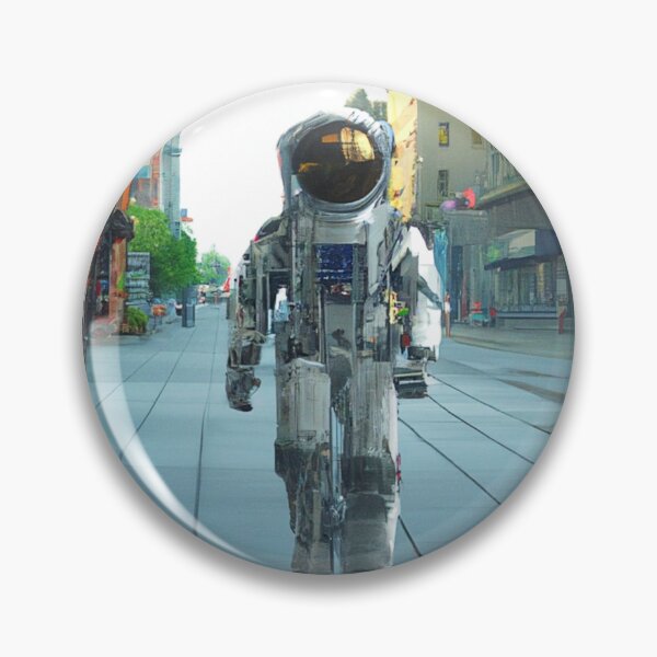 Item preview, 3d astronaut walking walking through the city designed and sold by ramazis.