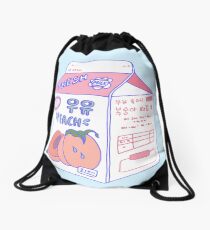 Mochila de cuerdas Cartón de leche de durazno