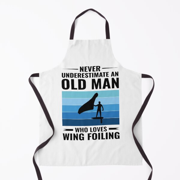 Item preview, Old Man Wing Foiling Surfing Dad Grandpa Fathers day designed and sold by CuteDesigns1.