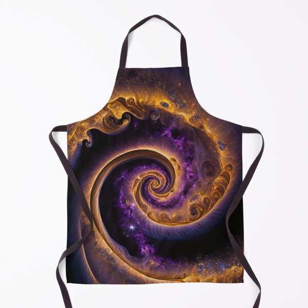 Item preview, Purple and gold nebula - spiral galaxy designed and sold by CreativeHabbit.