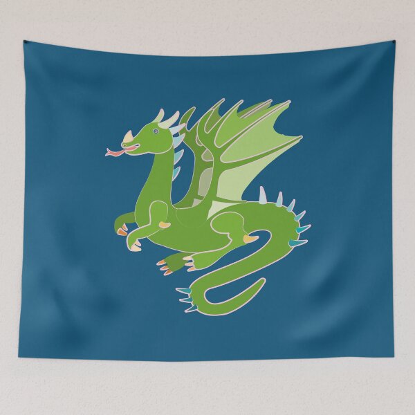 Item preview, Adorable Green Dragon designed and sold by evisionarts.