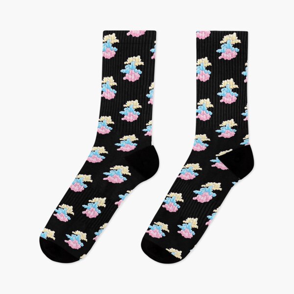 Artikelvorschau, Blaue rosa gelbe Wolke entworfen und verkauft von PotluckPrints.