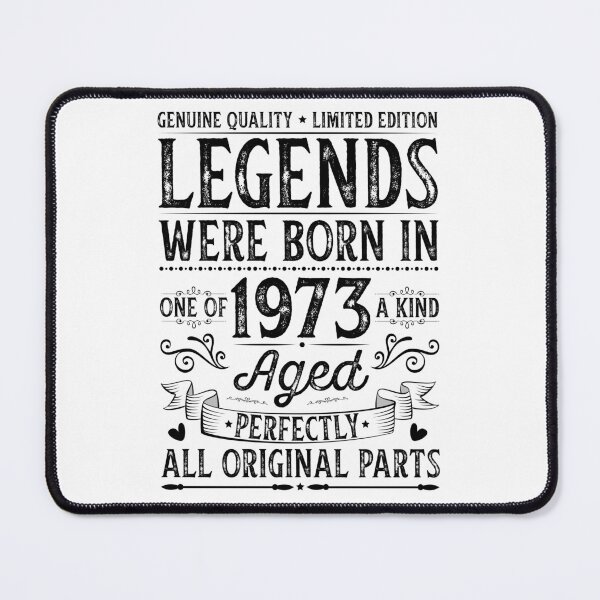 Item preview, Legends were born in 1973 Black color designed and sold by HofTao.