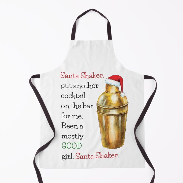 Item preview, Santa Shaker Put Another Cocktail On The Bar For Me designed and sold by Tracy Ayers.