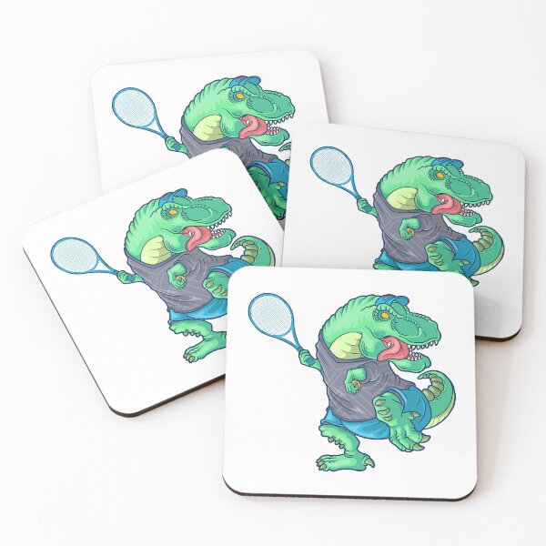 Item preview, Tennis Saurus T Rex Dinosaur with Tennis Racket Funny Dinosaur Tennis Outfits for Kids designed and sold by grinta2021.