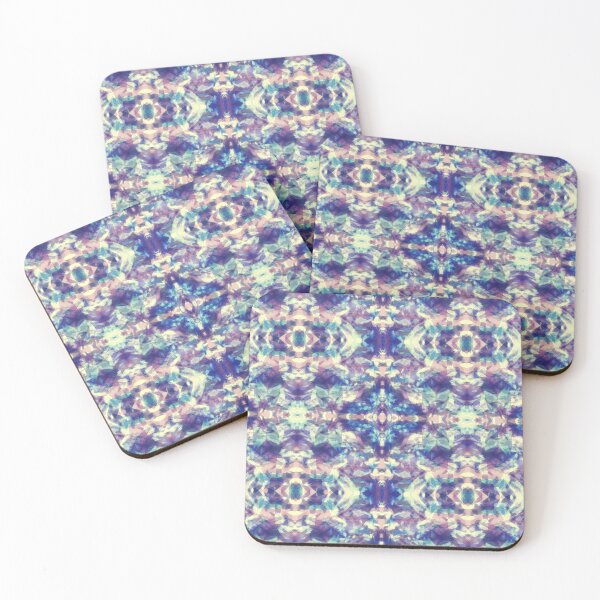 Item preview, Abstract Mandala Flowers. Multicolored geometric print designed and sold by IlustradoArts.