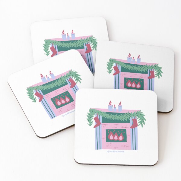 Item preview, Cozy Christmas Fireplace designed and sold by Natalia Mikhaleva.