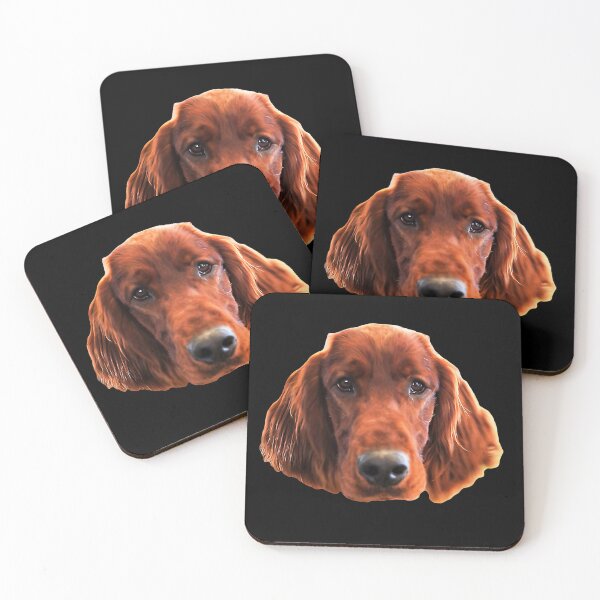 Item preview, Irish Setter Dog Cute Face designed and sold by ElegantCat.
