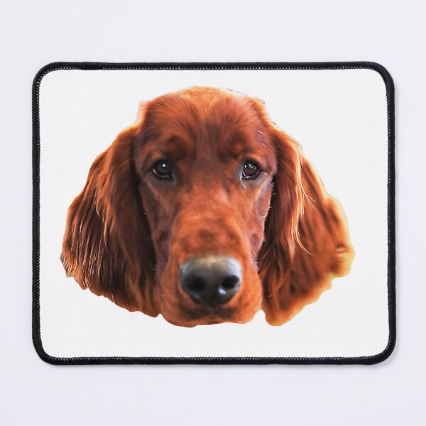 Item preview, Irish Setter Dog Cute Face designed and sold by ElegantCat.