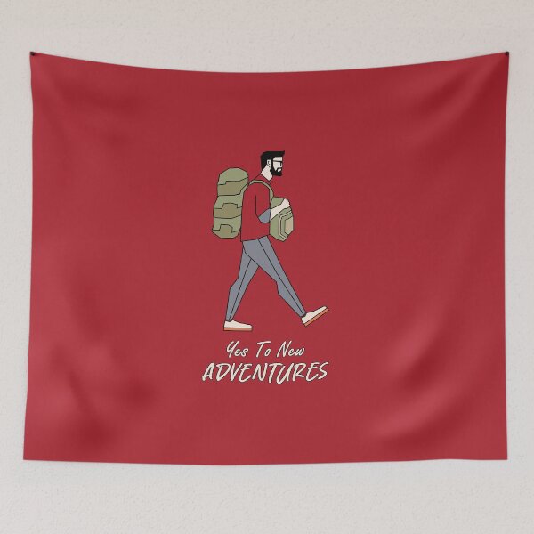Item preview, New Adventures - A Wanderlust Gift For Travelers designed and sold by Abhishek Goldar.