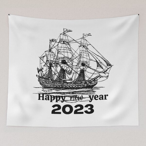 Item preview, HAPPY NEW YEAR 2023 - HELLO 2023 - NEW YEAR 2023 DESIGN designed and sold by WBP Mart.