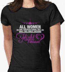 Flight Attendant? Women's Fitted T-Shirt