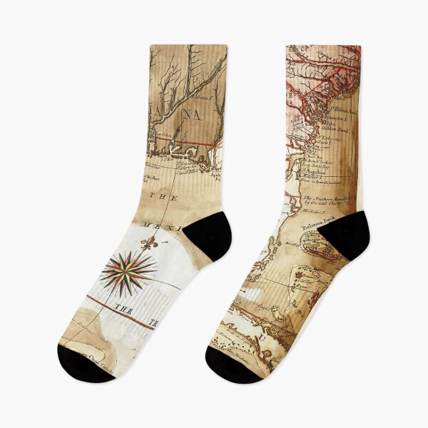 Item preview, Vintage Map of North Carolina, Florida & Louisiana Coast designed and sold by wildtribe.