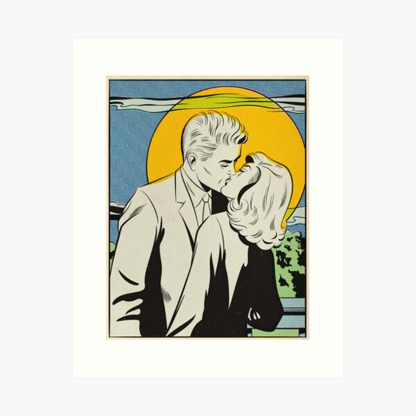 Moonlight Kiss Art Print