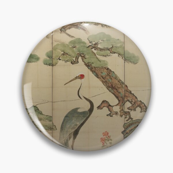 Item preview, Cranes, Pines, and Bamboo - Ogata Kōrin  designed and sold by TheGuestCat.