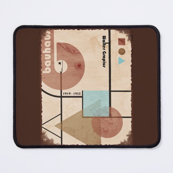 Item preview, Vintage Worn Out Bauhaus Minimalist Artwork Geometric Composition var 3 I original design designed and sold by paragonDesign28.