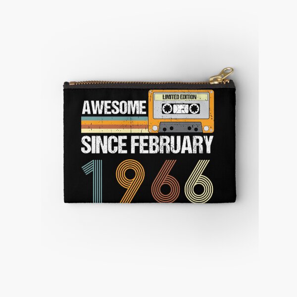 Item preview, Awesome Since February 1966 | 57th Birthday Gifts | 57 Years Old Gifts designed and sold by AMINE  ★★★★★.