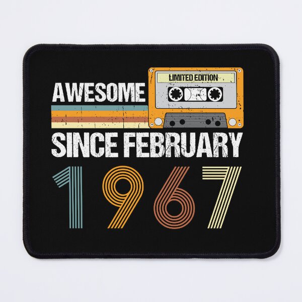 Item preview, Awesome Since February 1967 | 56th Birthday Gifts | 56 Years Old Gifts designed and sold by AMINE ★★★★★.