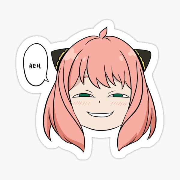 Anya Heh Sticker