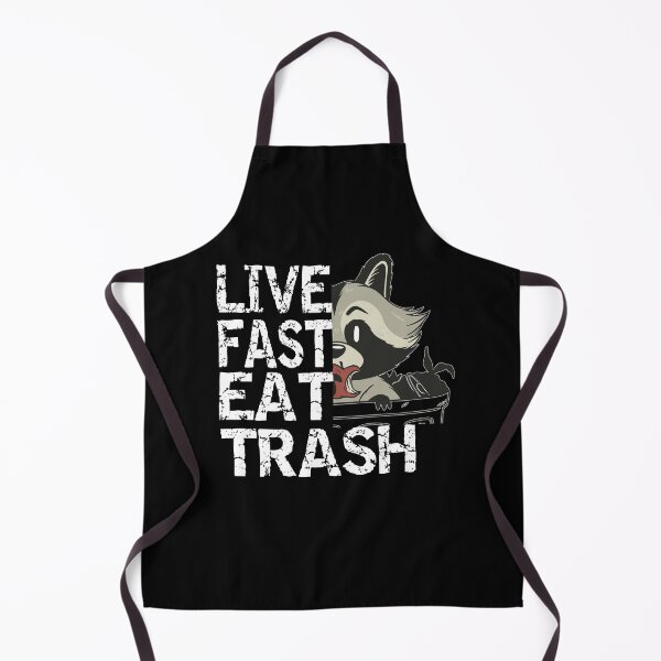 Item preview, Live Fast Eat Trash Garbage Eater Raccoon love designed and sold by Merchandiser099.