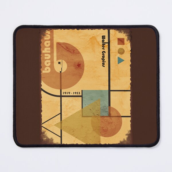 Item preview, Vintage Worn Out Bauhaus Minimalist Artwork Geometric Composition var 3 K original design designed and sold by paragonDesign28.