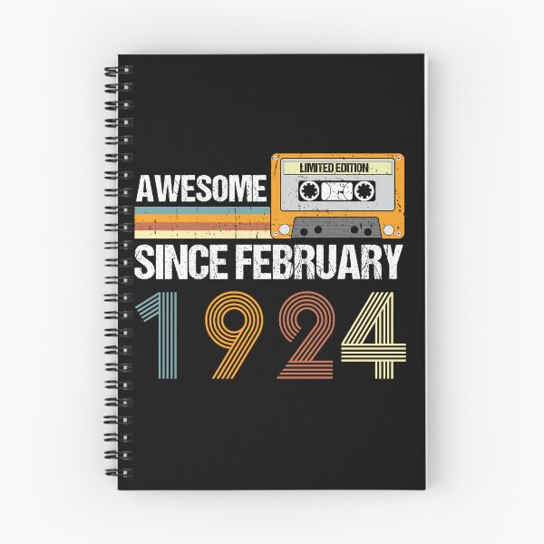Item preview, Awesome Since February 1924 | 99th Birthday Gifts | 99 Years Old Gifts designed and sold by AMINE  ★★★★★.