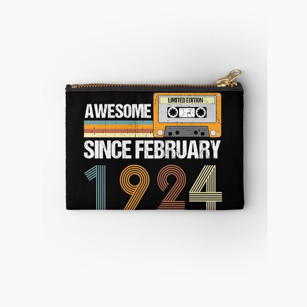 Item preview, Awesome Since February 1924 | 99th Birthday Gifts | 99 Years Old Gifts designed and sold by AMINE  ★★★★★.