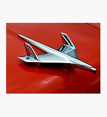 1955 Chevy Belair Hood Ornament Photographic Print