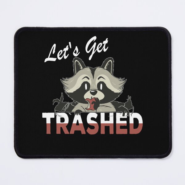Item preview, Let's Get Trashed Funny Raccoon Animal love designed and sold by Merchandiser099.